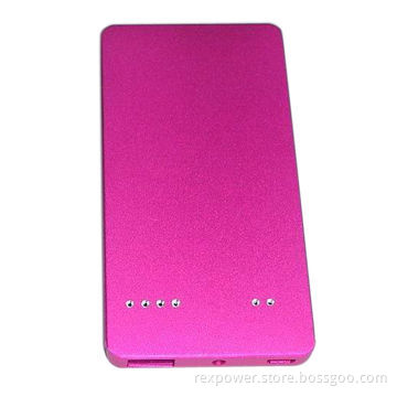 Power Bank for iPhone and iPad with 4,400mAh Capacity and 5V DC, 1,000mA Output